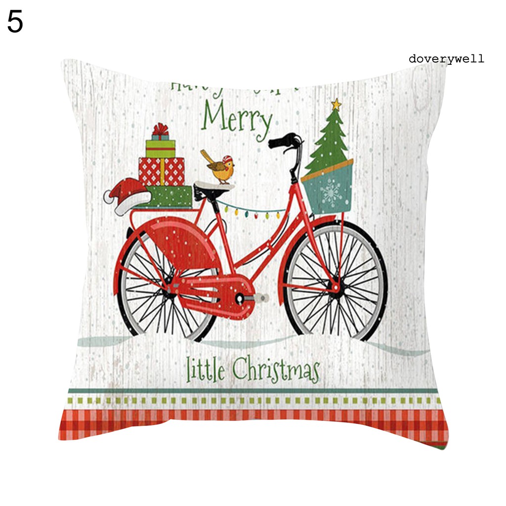 Bao Bọc Gối Trang Trí In Hình Chủ Đề Giáng Sinh