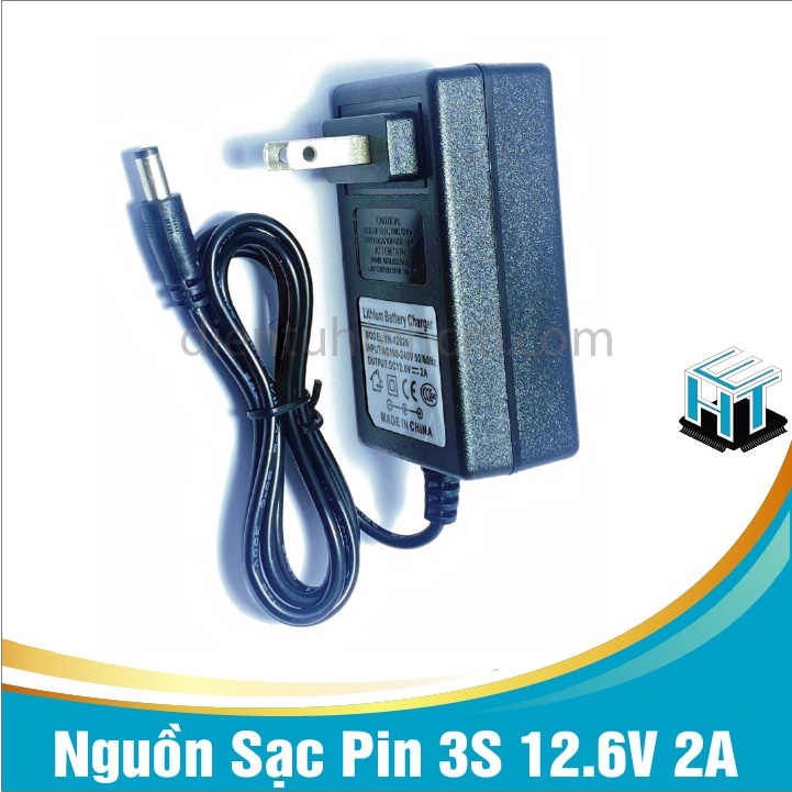 Nguồn Sạc Pin 3S 12.6V 2A loại thường, Sạc Pin Máy Khoan, Ắc Quy 12V