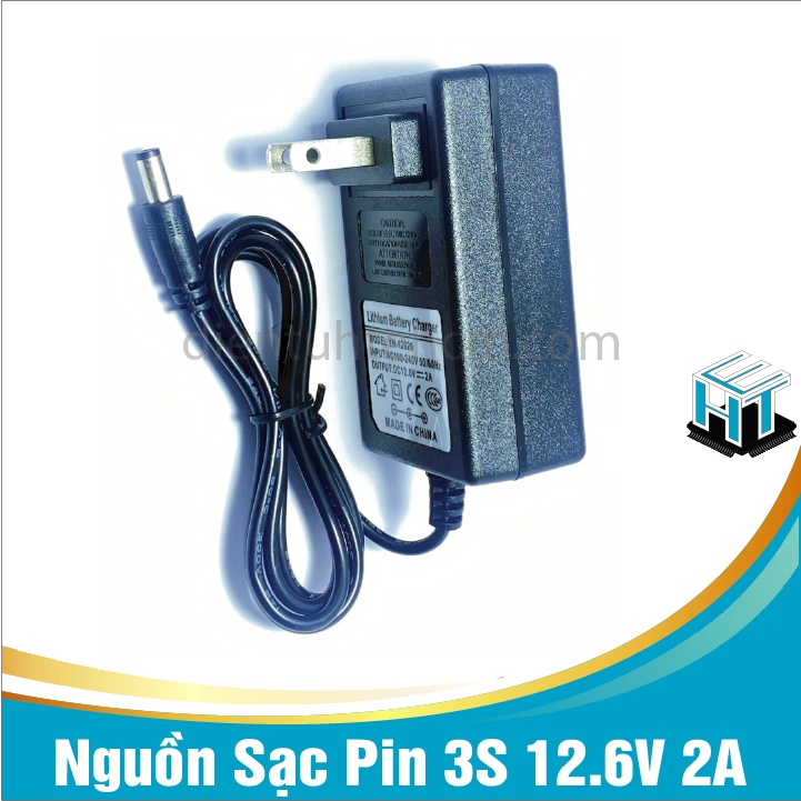 Nguồn Sạc Pin 3S 12.6V 2A Sạc Pin Máy Khoan, Ắc Quy 12V