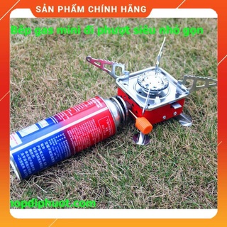 Bếp ga mini đi Phượt du lịch xếp gọn