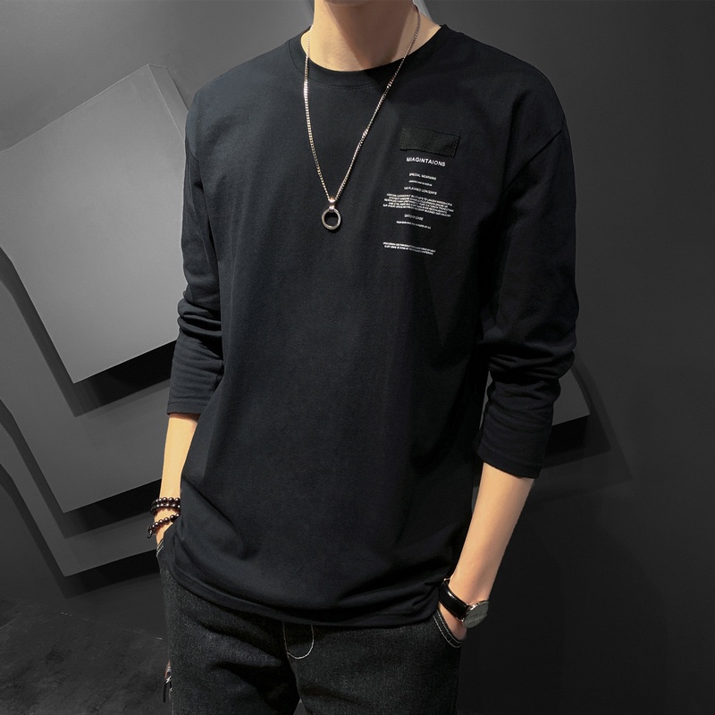 Áo Thun Nam Nu Cổ Tròn Form Rộng, Áo Thun nỉ unisex Áo Thun Nam Dài Tay Cổ Tròn Thời Trang Hàn Quốc