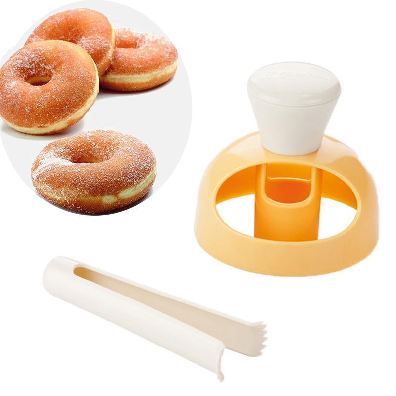 Khuôn Làm Bánh Donut DIY Bằng Nhựa Tiện Lợi