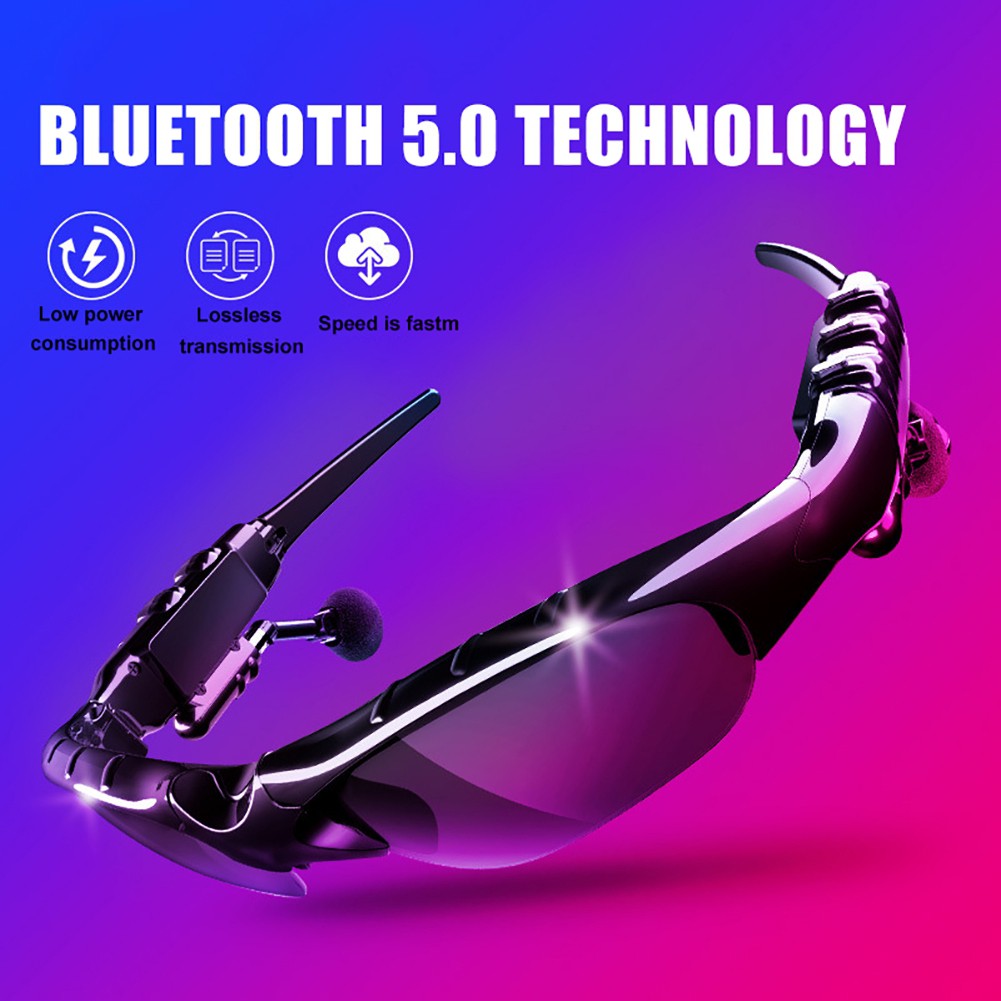 Kính mát nghe nhạc không dây kết nối Bluetooth