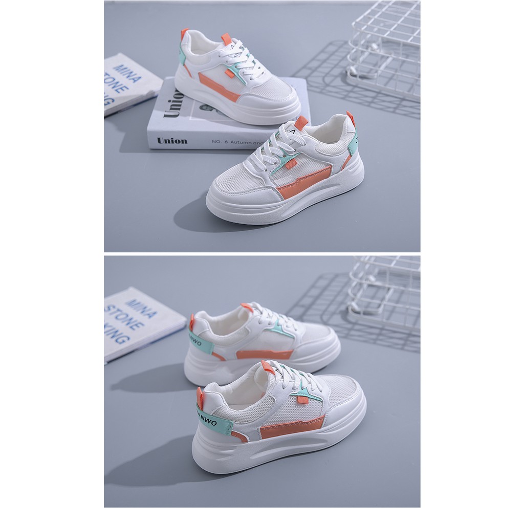 [FREESHIP] Giày dép nữ Sneakers, Giày thể thao nữ 😍Phong cách Hàn Quốc sneakers siêu nhẹ (123)