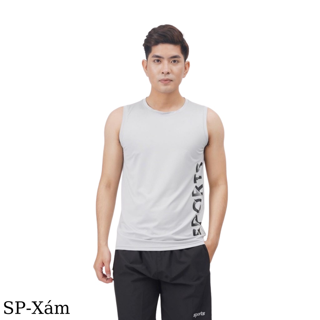 Áo ba lỗ nam KENADO  Áo thun nam 3 lỗ Tanktop sát nách thể thao chất vải co dãn mềm mịn tập gym SPORT