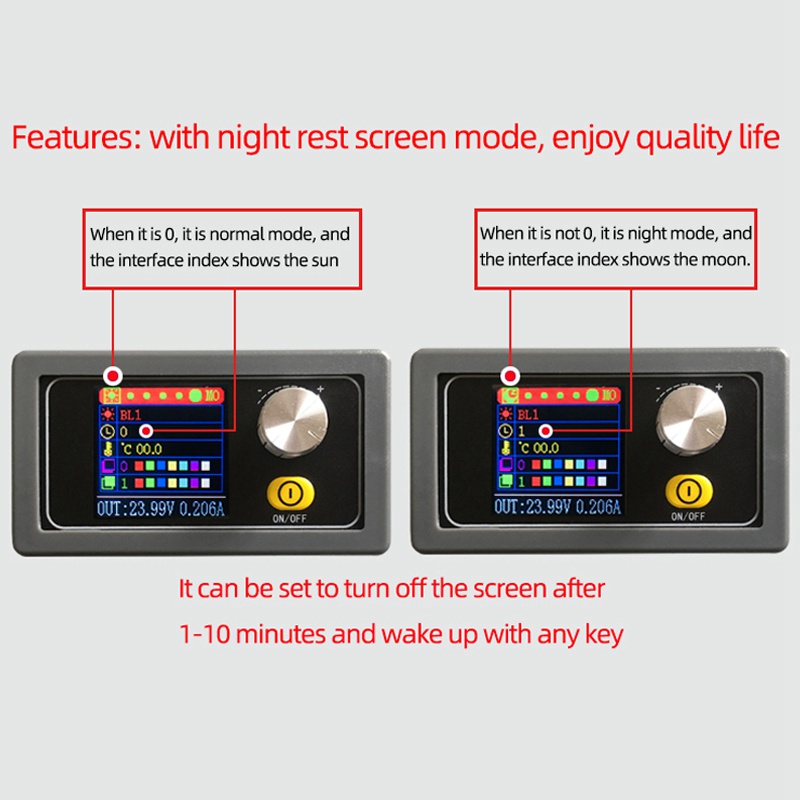 Mô Đun Điều Chỉnh Nguồn Điện XYS3580 DC CC CV 0.6-36V 5A