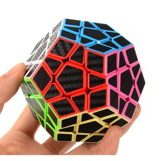 Bộ Sưu Tập Khối Rubik Carbon MoYu Meilong 2x2 3x3 4x4 5x5 Tam Giác 12 Mặt Skewb Square-1 SQ-1 Megaminx Pyranminx Cube