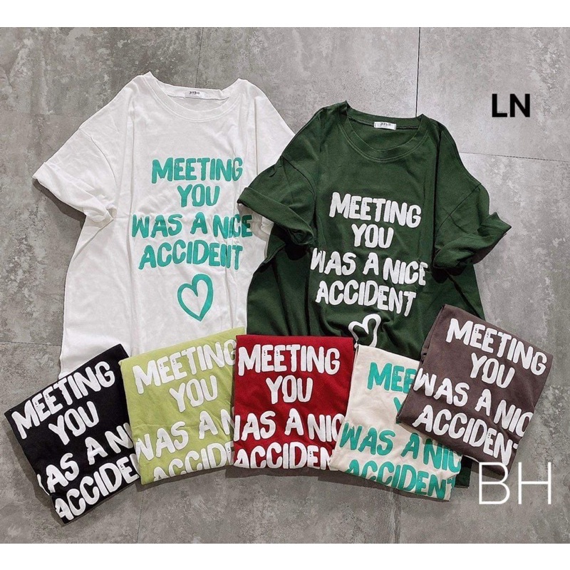 Áo phông MEETING nhiều màu DA6