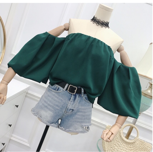 Áo trễ vai ulzzang sang chảnh | BigBuy360 - bigbuy360.vn