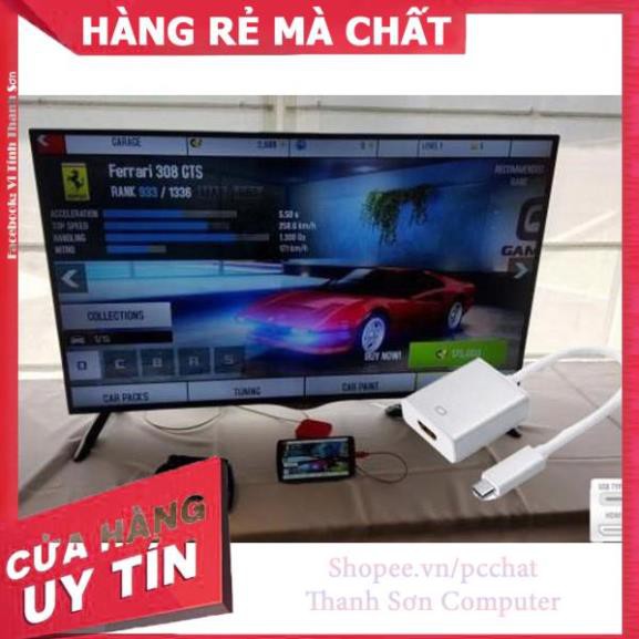 CÁP CHUYỂN USB TYPE-C (THUNDERBOLT 3) RA HDMI (ĐẦU CÁI) - Linh Kiện Phụ Kiện PC Laptop Thanh Sơn