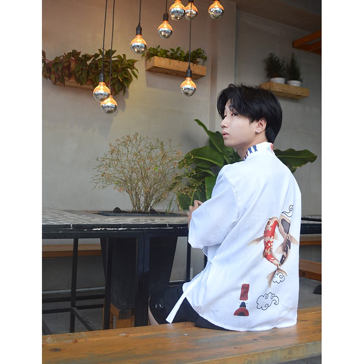 Áo kiểu YUKATA CÁ CHÉP Japanstyle Unisex TSP | BigBuy360 - bigbuy360.vn