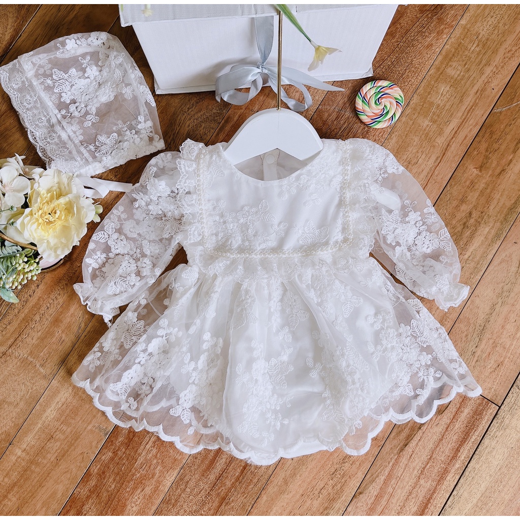 Body ren trắng cho bé gái sơ sinh 4-11kg🍓 🍓Như Ý House-mặc sinh Nhật- thôi nôi quà tặng