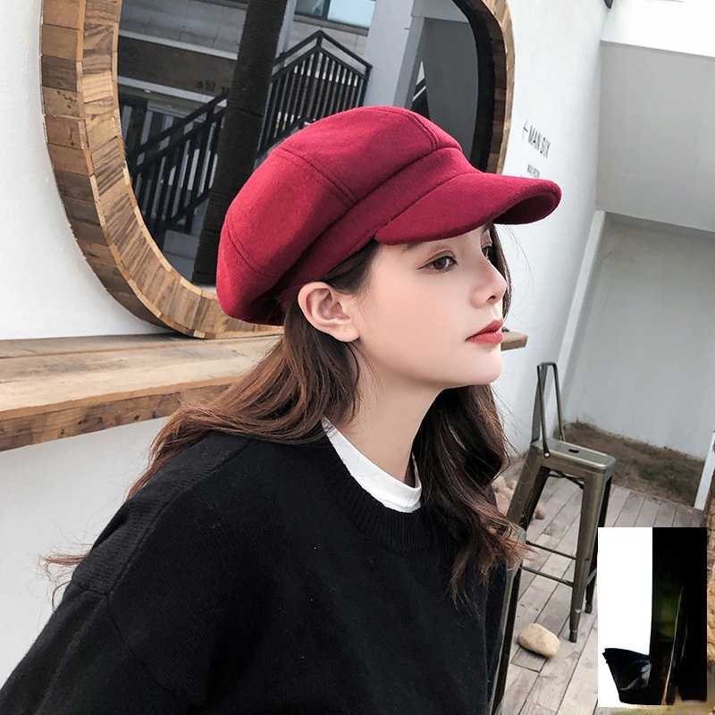 Mũ Lưỡi Trai Phong Cách Retro Hàn Quốc Hợp Thời Trang Xuân Thu