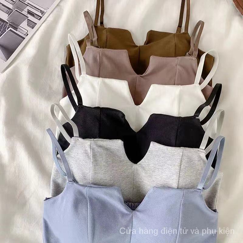 Korean Style Padded Sleeveless Padded Bra for Girls | BigBuy360 - bigbuy360.vn