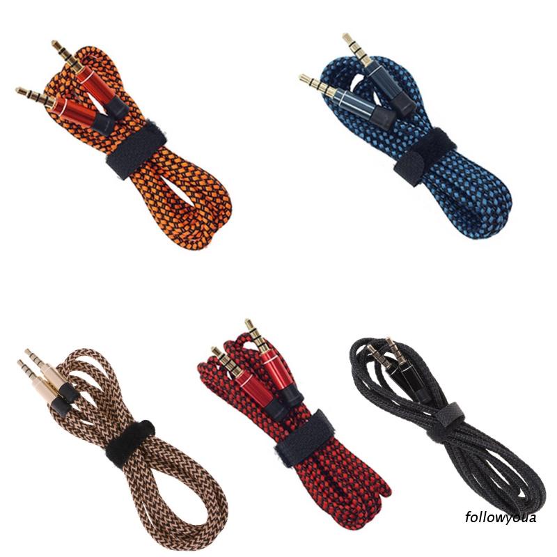 Dây cáp âm thanh mở rộng 1.5m/3m với giắc cắm 3.5mm thông dụng