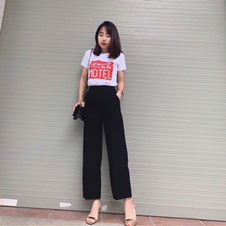 Quần culottes ống rộng