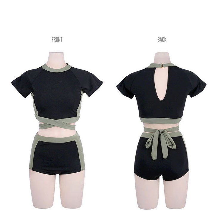 Bikini bộ đồ bơi nữ  2 mảnh eo cao áo hở lưng - Ảnh thật cuối | BigBuy360 - bigbuy360.vn