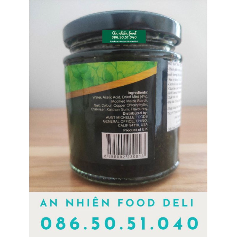Sốt Bạc Hà Mint Sauce Aunt Michelle 180Gram