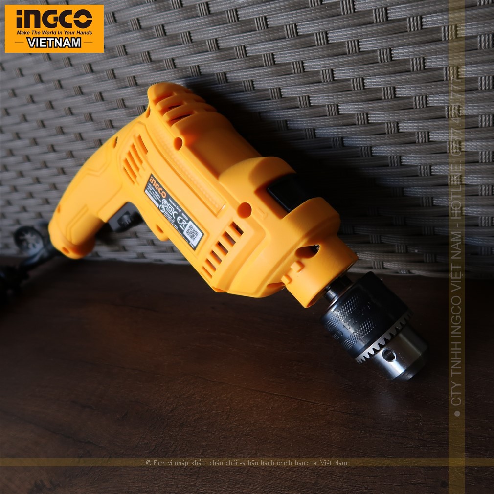 Khoan điện INGCO máy khoan búa cầm tay ID6808 680W