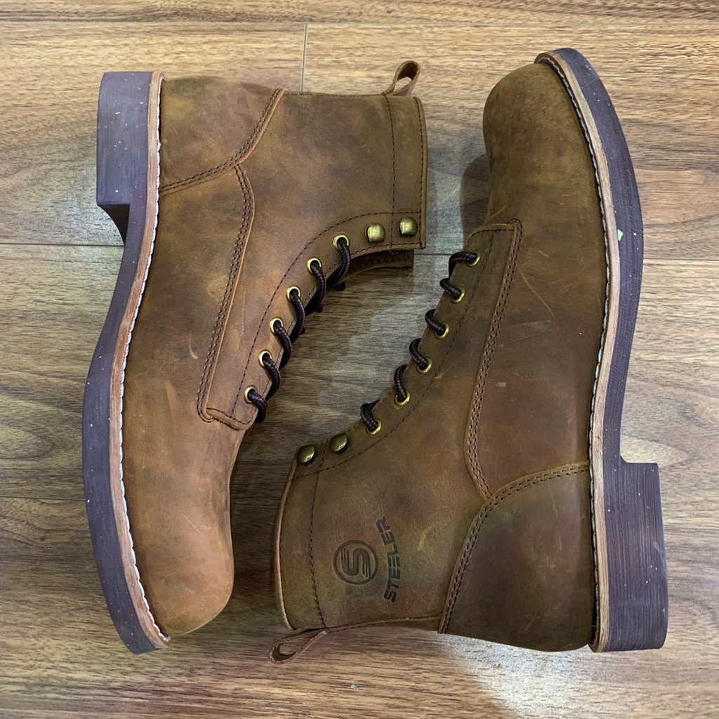 Giày Boots Nam Cổ Cao Da Bò Sáp Có Video G45a . , 2020 💯 : ❕ 2020 👟 . . HOT ; ` HOT ' ?