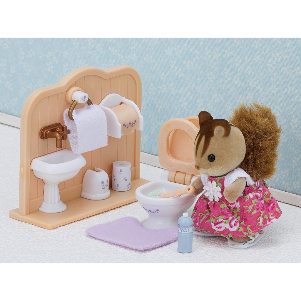 Đồ Chơi Sylvanian Families Bộ Nội Thất Cho Ngôi Nhà Mái Ngói Đỏ Red Roof House Furniture Room Set