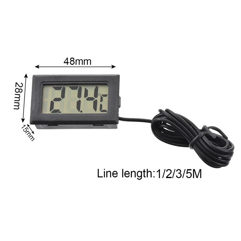 Nhiệt Kế Điện Tử Mini Màn Hình LCD 1m 2m 3m 5m