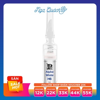 Kem giảm thâm nám nách, bẹn AlphaWhite H6 Từ Nuwhite Mibiti Prudente Professional Mỹ 5ml cam kết hiệu quả
