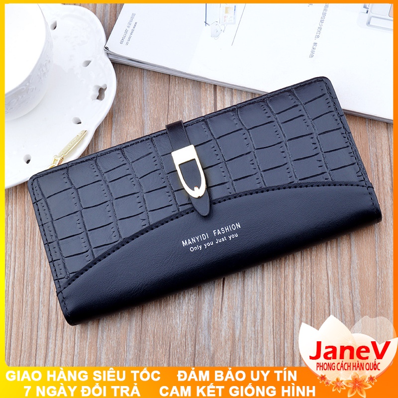 Ví Nữ Dài Cầm Tay Cao Cấp Sang Trọng Phong Cách Hàn Quốc TVNN395