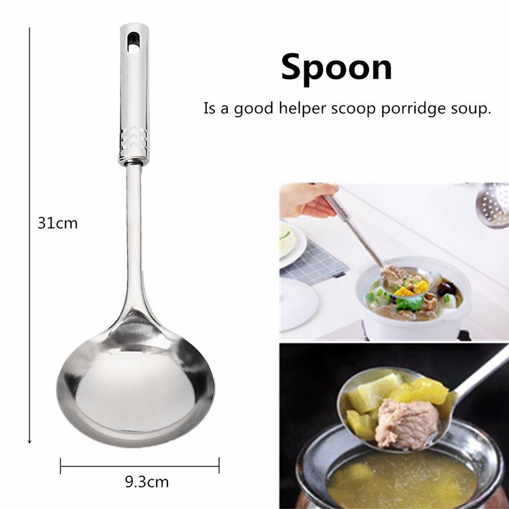 [COD] Bộ Dụng Cụ Nấu Ăn Bằng Thép Không Gỉ Tiện Lợi Cho Nhà Bếp