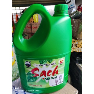 Nước rửa chén net sạch trà xanh 3,8kg