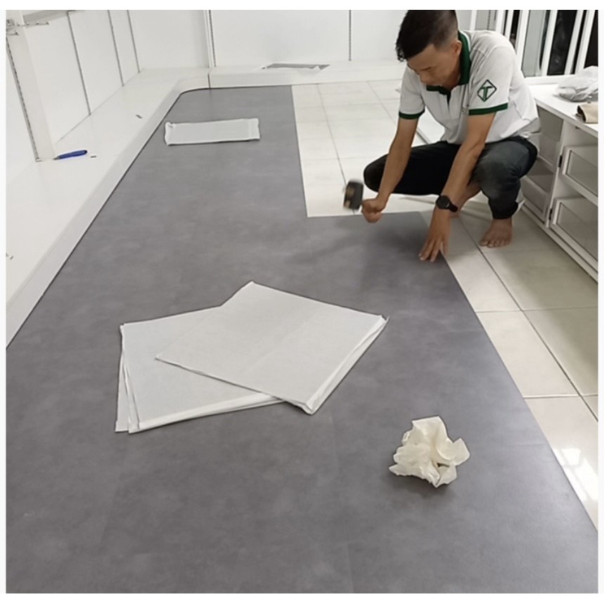 Sàn nhựa giả gỗ, giả thảm, sàn xi măng