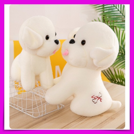 Chó Poodle Lông Xù Nhồi Bông Cao Cấp - Gấu Bông Chó - Thú Nhồi Bông quà tặng sinh nhật dành cho bé
