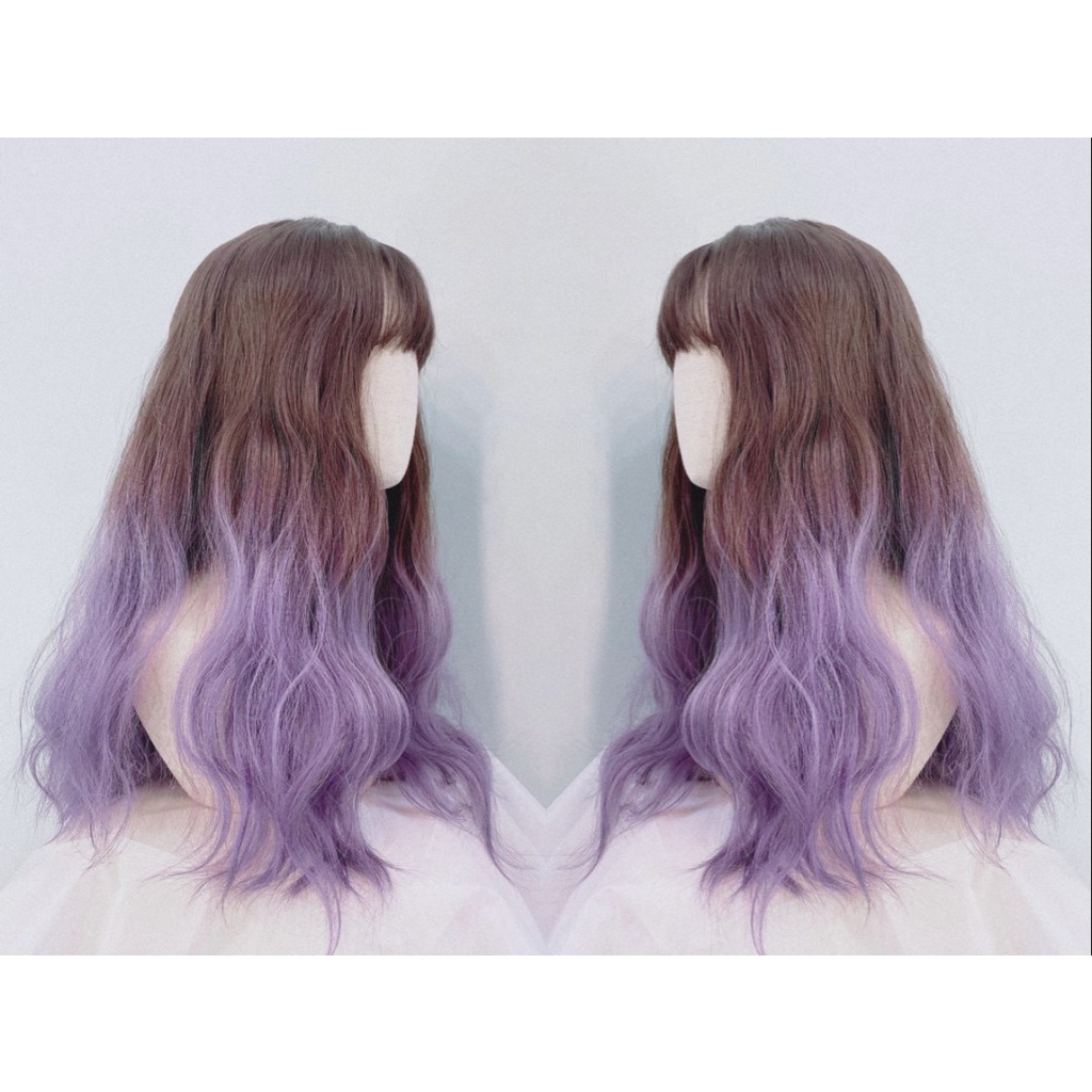 Tóc giả nguyên đầu ❤️KOTY BEAUTY❤️ tóc giả nữ cả đầu nhuộm Ombre TG26