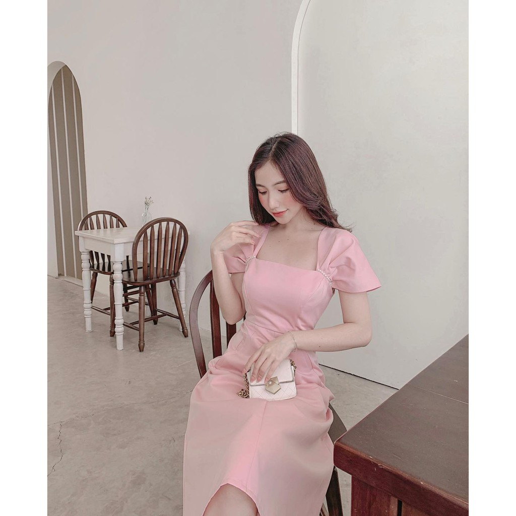 [Mã FAGREEN1505 giảm tới 30K đơn 99K] [HÀNG THIẾT KẾ CAO CẤP] Đầm Xòe Đính Ngọc Đi Tiệc Sang Trọng Form Dài Nhiều Màu | BigBuy360 - bigbuy360.vn