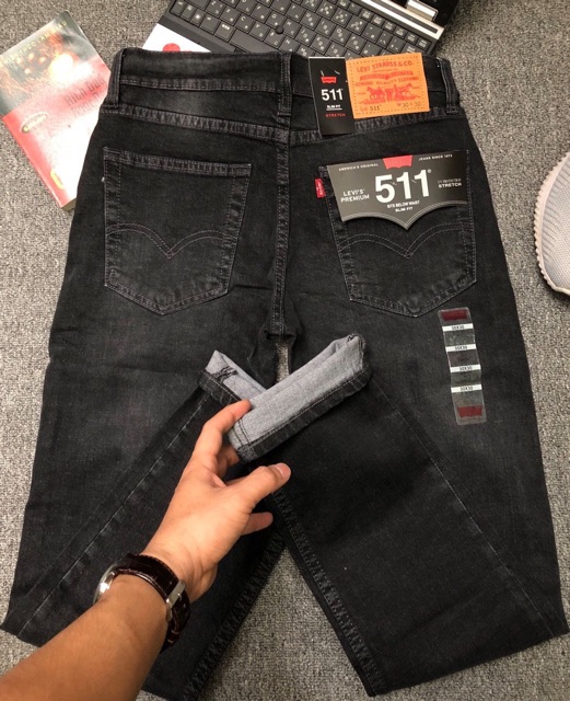 [SALE 33%]-Quần jeans nam VNXk LE.VIS|Quần bò nam đen xám - vải cao cấp co giãn - ống đứng | BigBuy360 - bigbuy360.vn