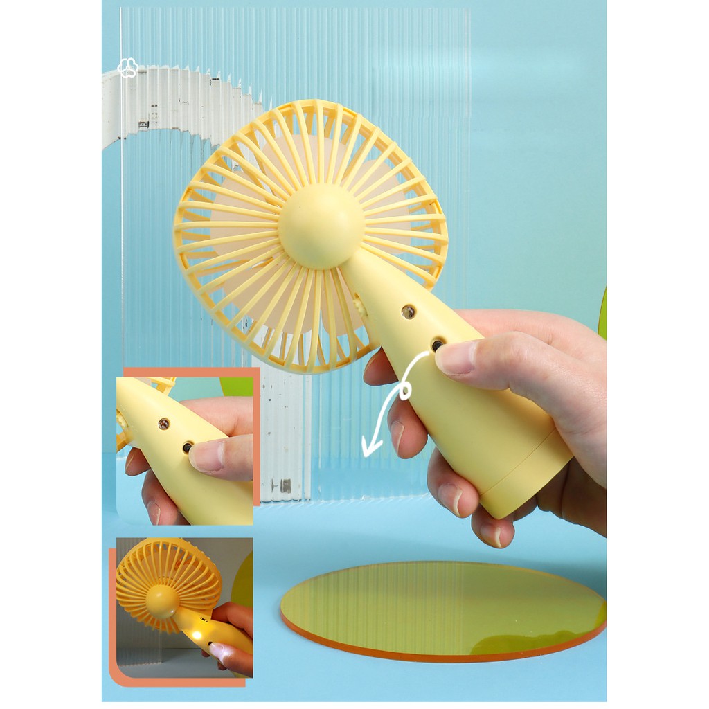 Quạt mini cầm tay chính hãng DianDi Hình hoa cúc pin sạc,quạt điện cầm tay (Màu Ngẫu Nhiên) | BigBuy360 - bigbuy360.vn
