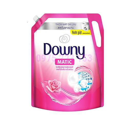 Túi nước giặt Downy Matic Hương Vườn Hoa Thơm Ngát 2,15kg