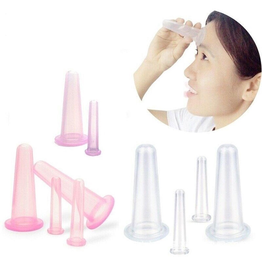 EXPEN Cốc Giác Hơi Mát Xa Cơ Thể Bằng Silicon Mềm Phong Cách Trung Hoa