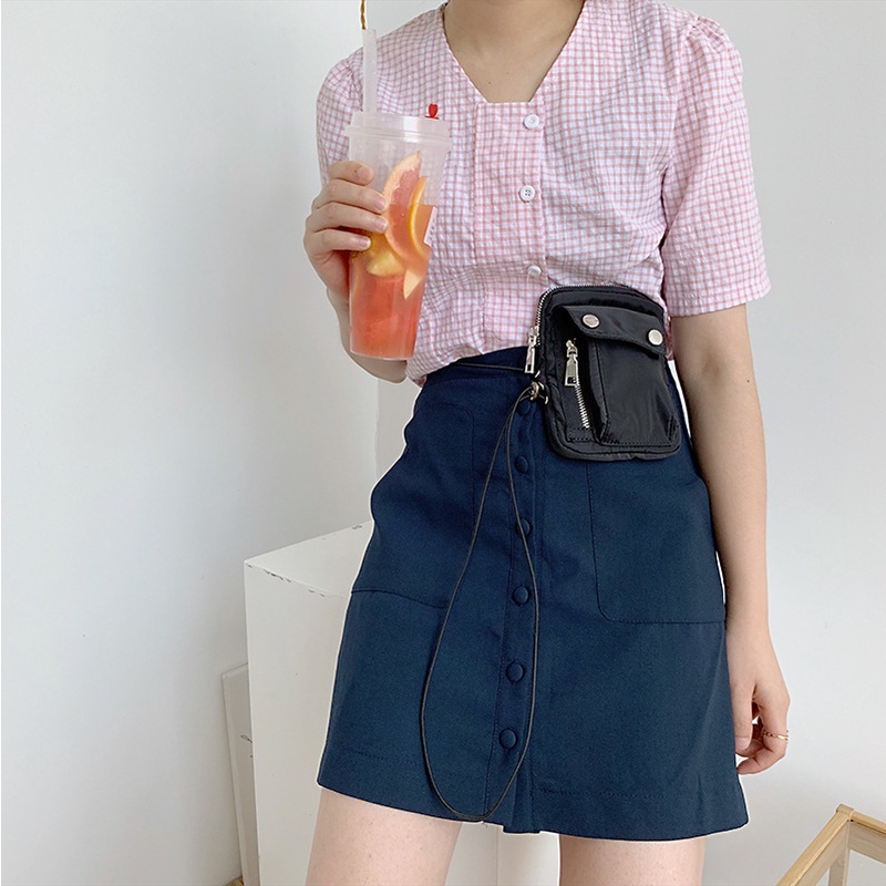Túi Đeo Chéo Mini Đựng Điện Thoại Thiết Kế Đặc Biệt Phong Cách Harajuku Cho Nữ