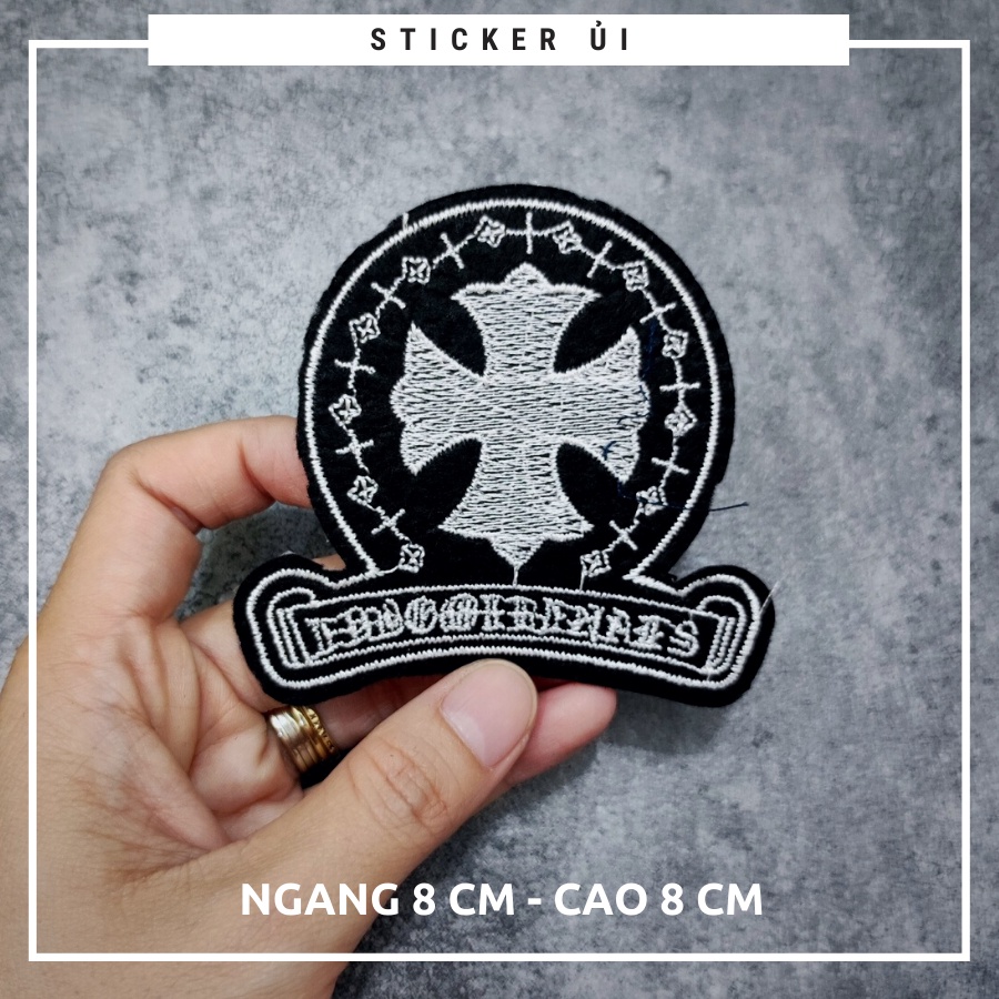 Sticker vải thêu cao cấp - CÓ SẴN KEO ỦI,Patch ủi dùng làm miếng vá Quần Áo,áo phao,BALO,quần jogger, đồ jeans, giày dép