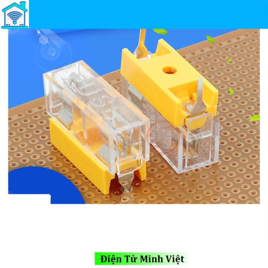 Đế Cầu Chì 5x20 - Có Nắp