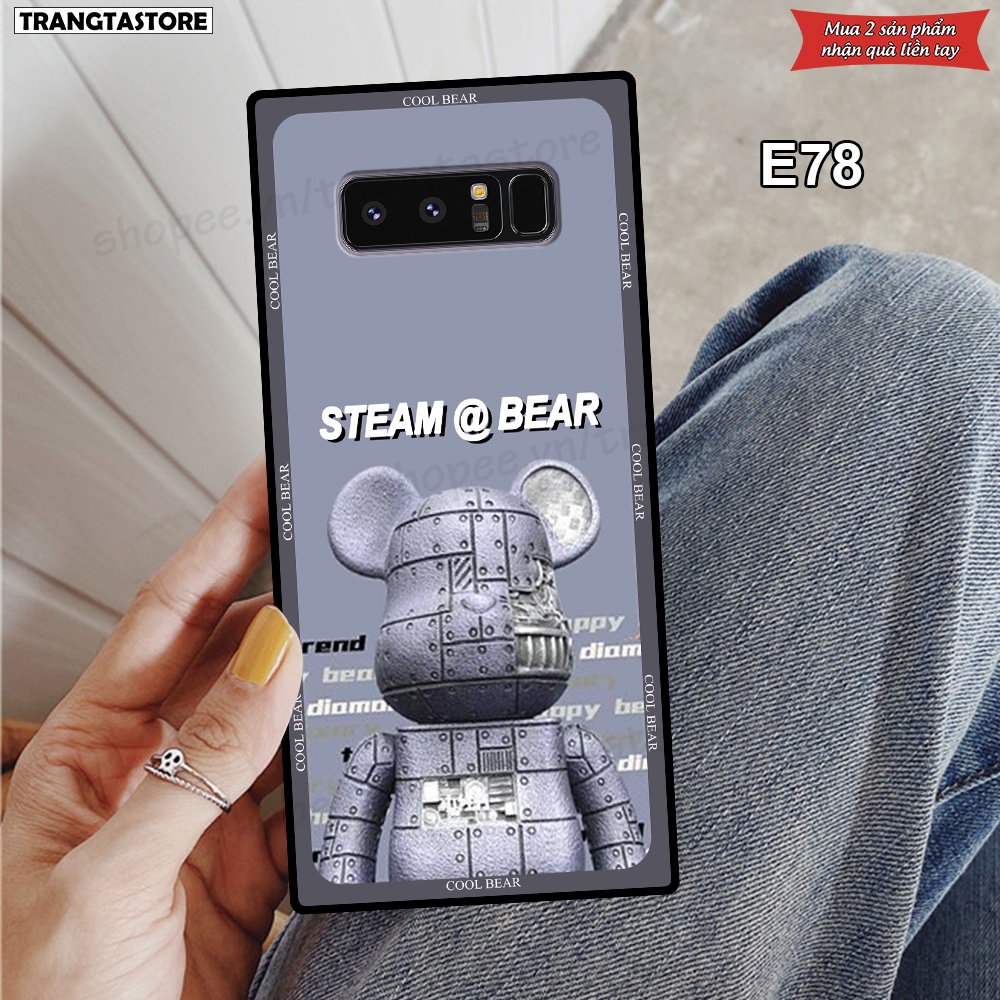 Ốp lưng Samsung Note 8 - Note 9 in hình gấu Bearbrick,Metal Style,Doremon siêu dễ thương chất lượng