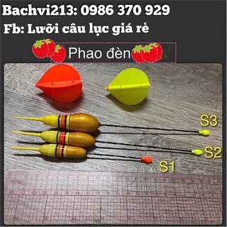Phao đèn câu ngày và đêm + pin+ chân cắm phao
