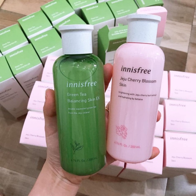 Nước hoa hồng Innisfree green tea balancing skin EX  [MẪU MỚI 2019]