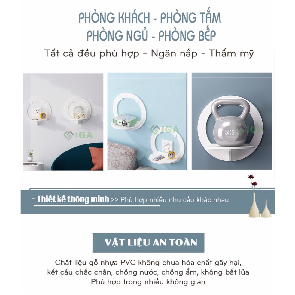 Kệ trang trí treo tường, kê đa năng treo tường- IG389