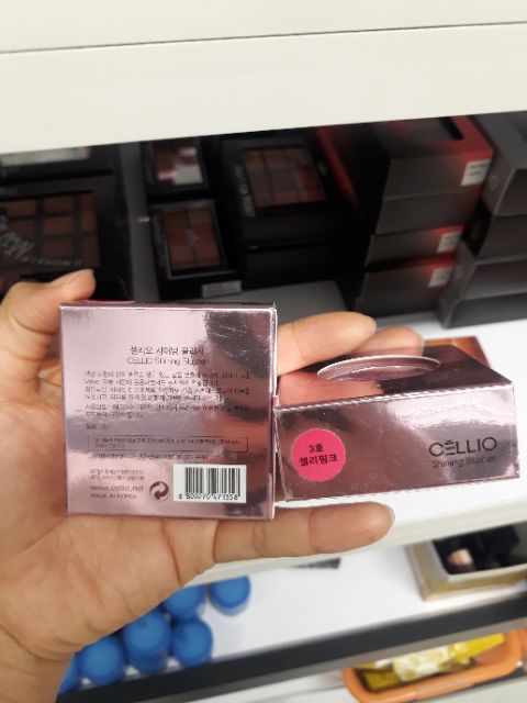 Phấn Má CELLIO Shining Blusher - siêu đẹp, siêu sang