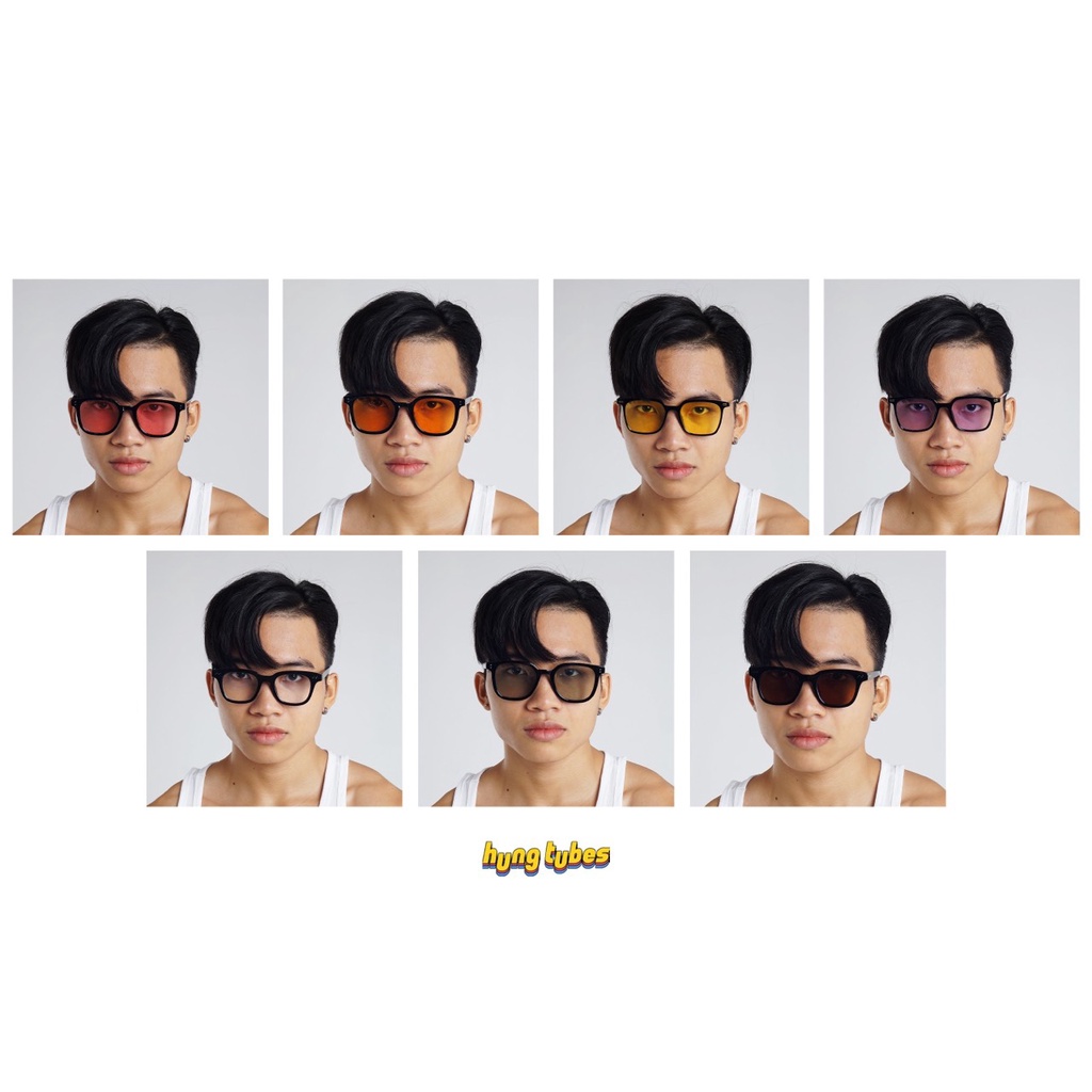 𝐌𝐀̆́𝐓 𝐊𝐈́𝐍𝐇 𝐌𝐀́𝐓, 𝐊𝐈́𝐍𝐇 𝐑𝐀̂𝐌 nhiều màukính mát teen nam nữ Hàn Quốc thời trang Hung Tubes