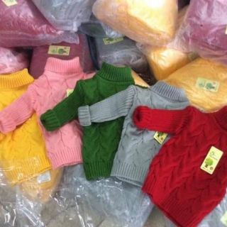 Áo len thừng cổ lọ