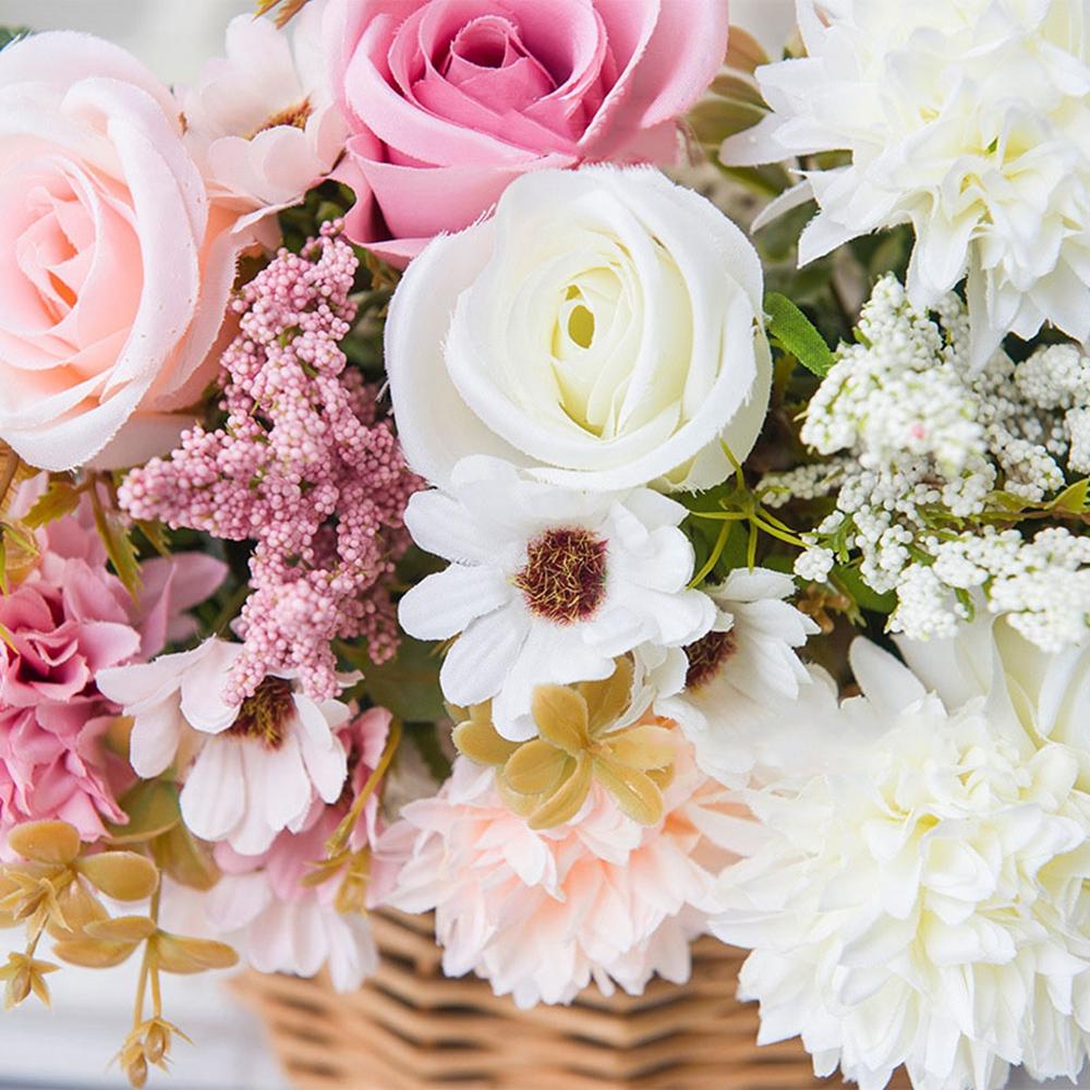 Bó Hoa Cẩm Tú Cầu Giả Trang Trí Giáng Sinh