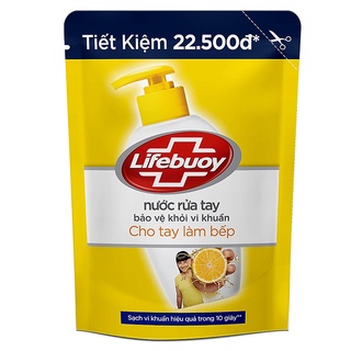 [Giá hủy diệt] Nước Rửa Tay Diệt Khuẩn Lifebuoy Cho Tay Làm Bếp Túi (450g) [Chính hãng]